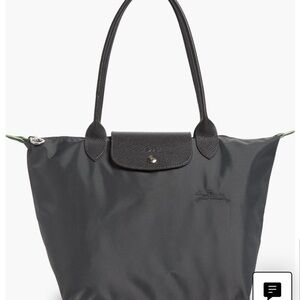 Longchamp Black Tote Bag with Double Handles and Spacious Design